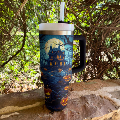 Shineful Tumbler Halloween Haunted House