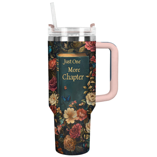 Shineful Tumbler Just One More Chapter Book