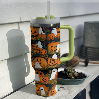 Shineful Tumbler Spooky Pumpkin Patch