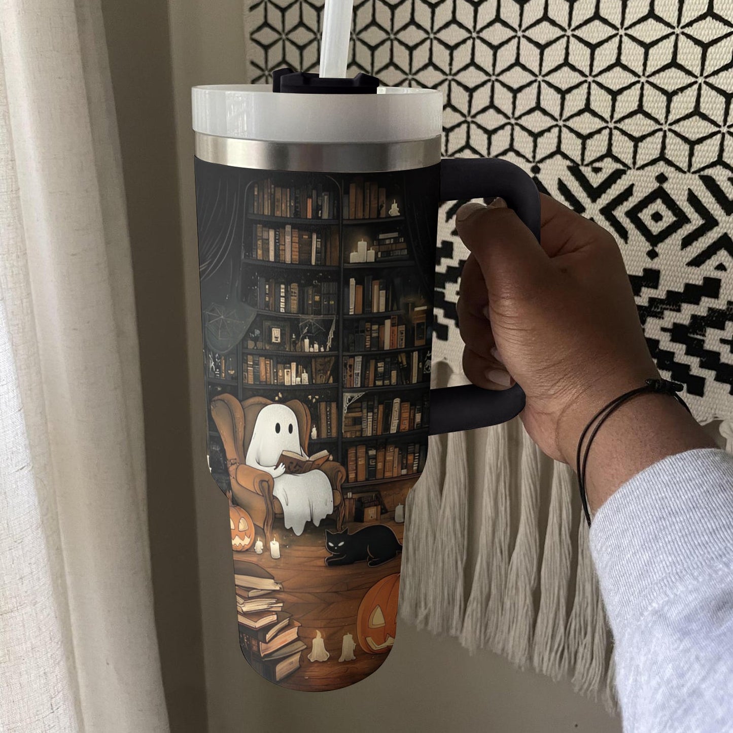 Shineful Tumbler Spooky Reading