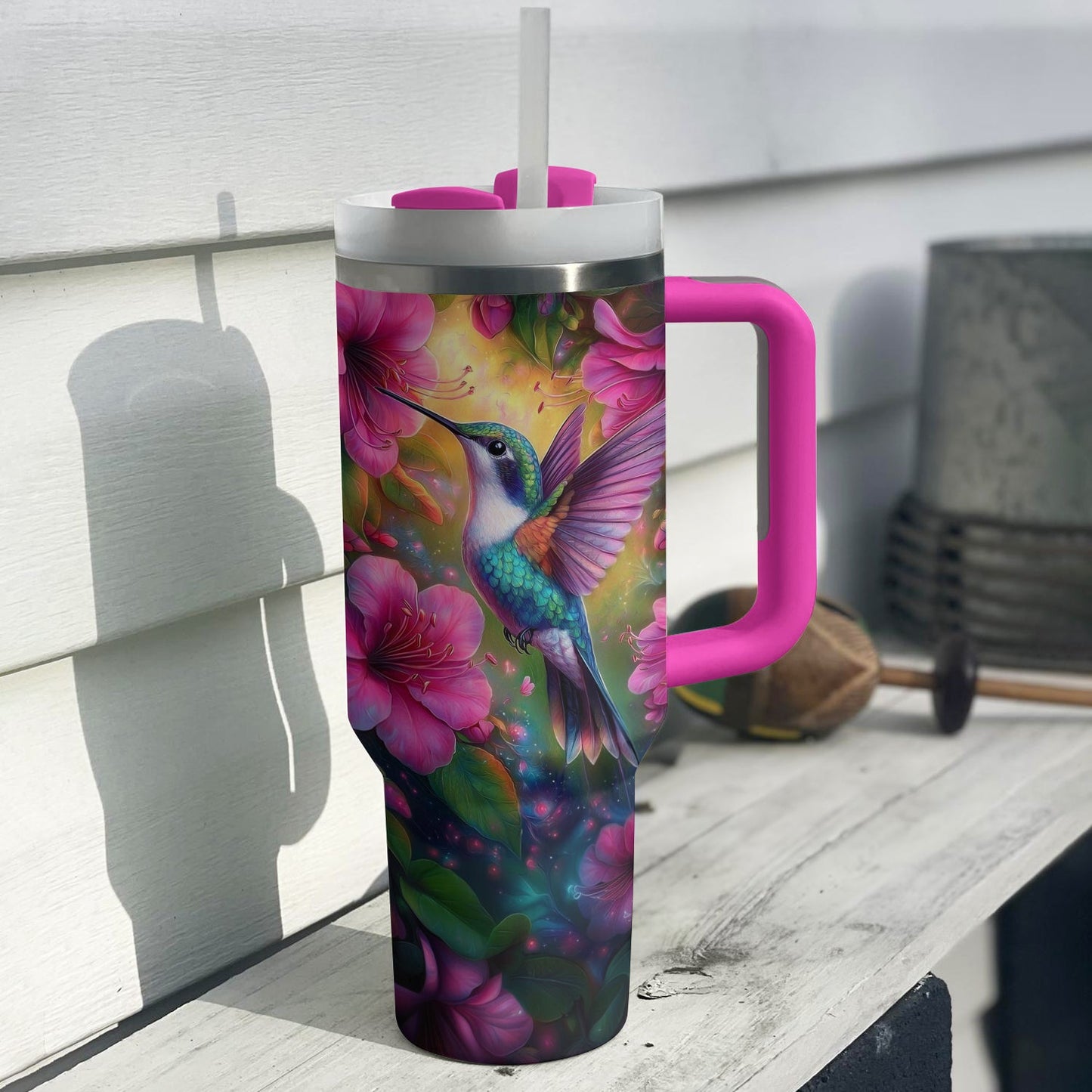 Shineful Tumbler Spring Hummingbird