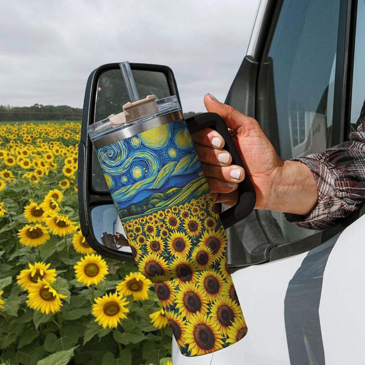 Shineful Tumbler Sunflower Field