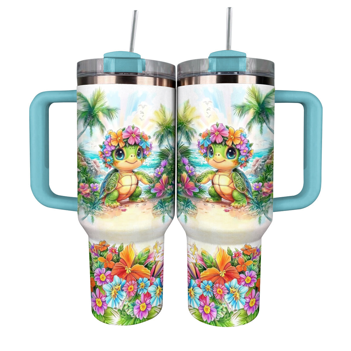 Shineful Tumbler Tropical Baby Turtle