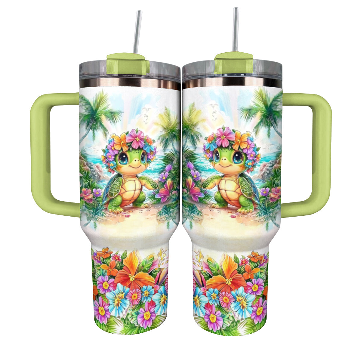 Bébé tortue tropicale Shineful Tumbler