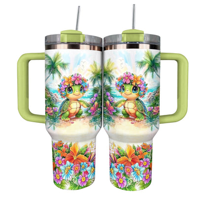 Shineful Tumbler Tropical Baby Turtle