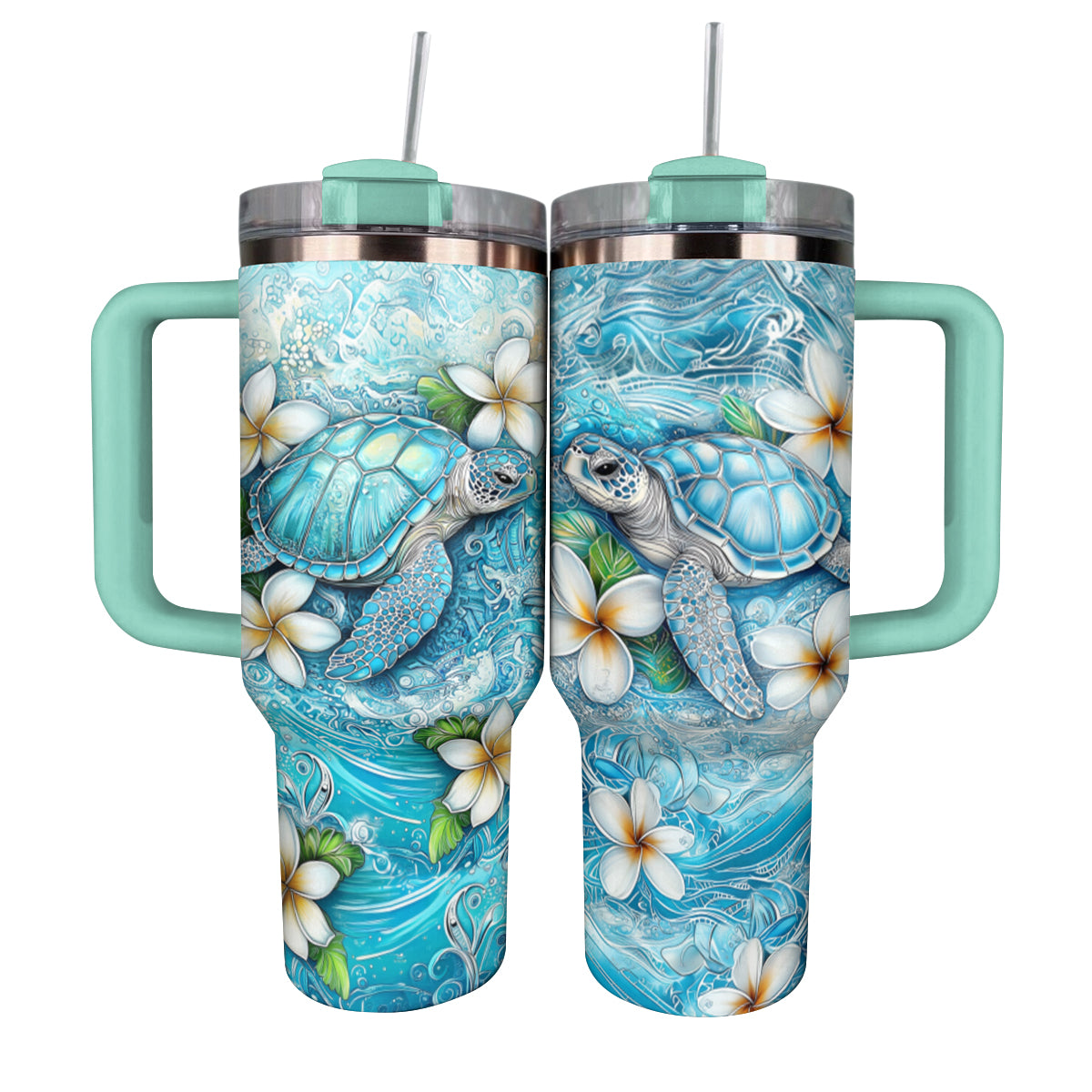 Shineful Tumbler Blue Waves