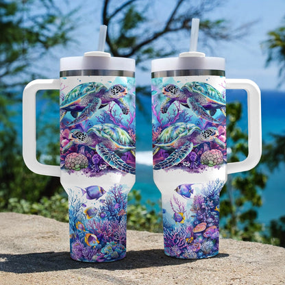 Tortue de récif corallien Shineful Tumbler