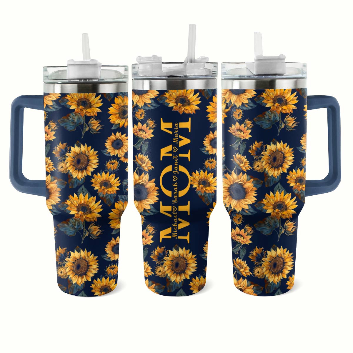 Shineful Tumbler Personalized Sunflower Bloom Mom