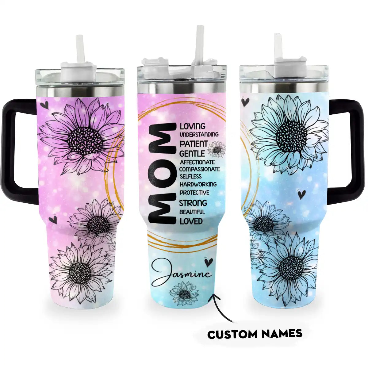 Shineful Tumbler Personalized Mom Is Best