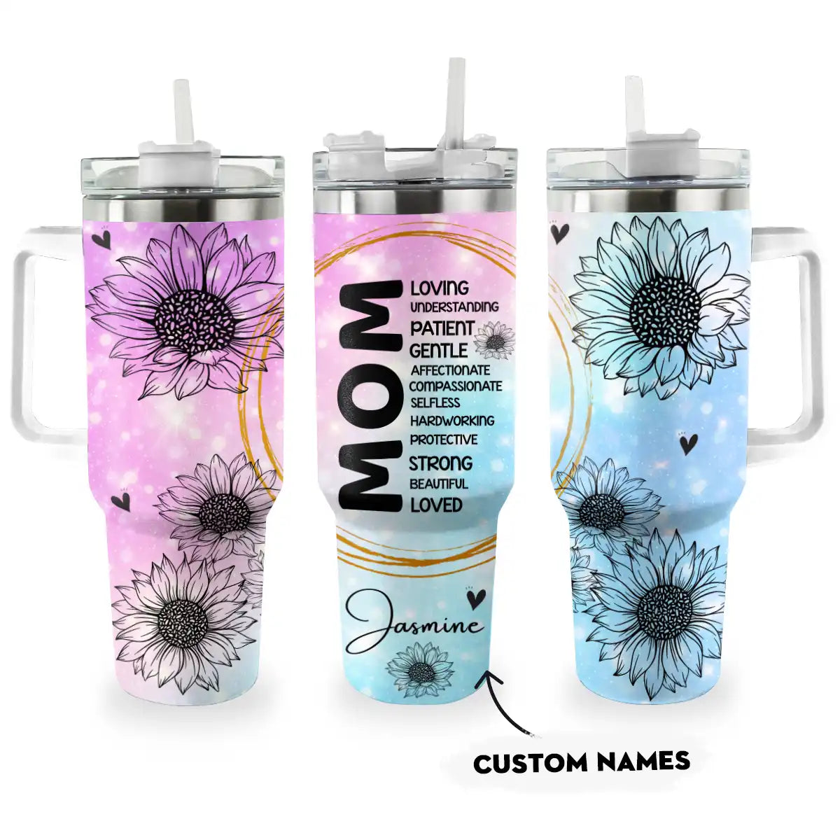 Shineful Tumbler Personalized Mom Is Best