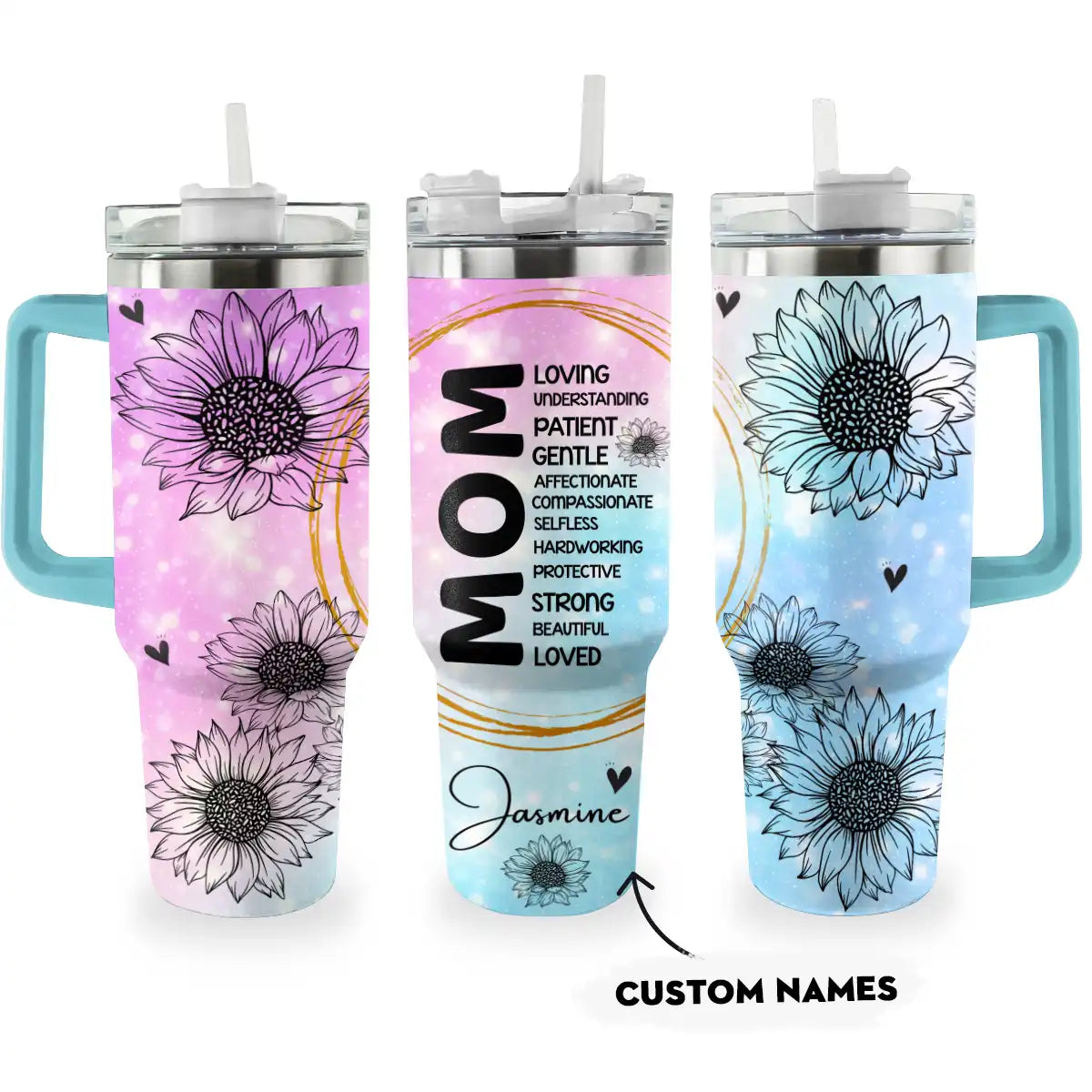 Shineful Tumbler Personalized Mom Is Best