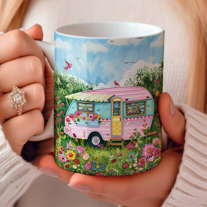 Shineful Ceramic Mug Happy Camper