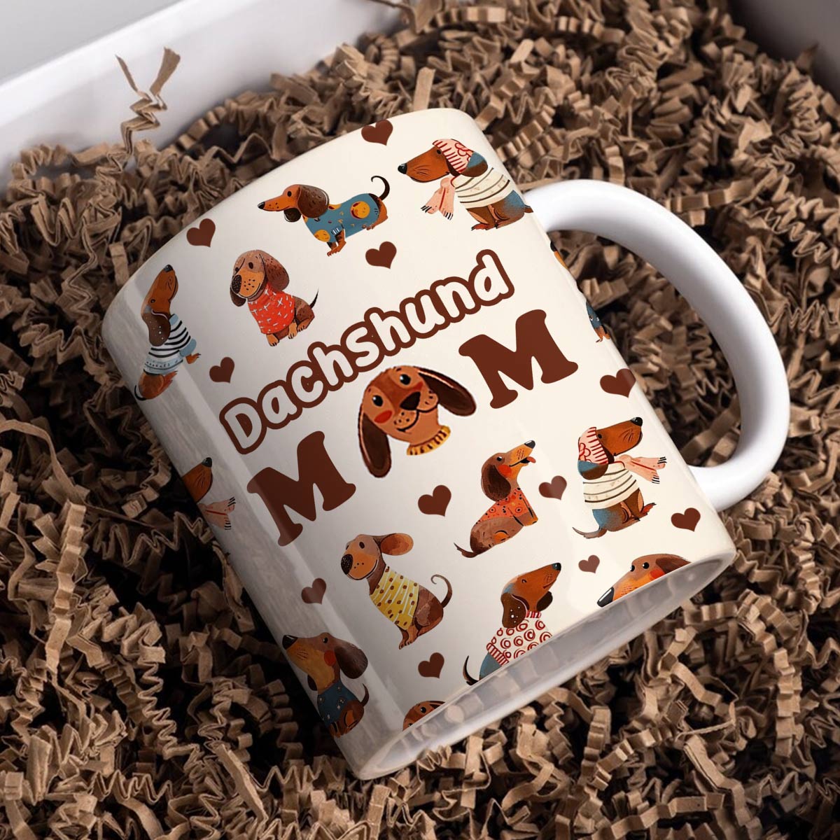 Shineful Ceramic Mug Dachshund MOM