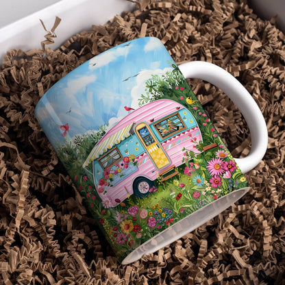 Shineful Ceramic Mug Happy Camper