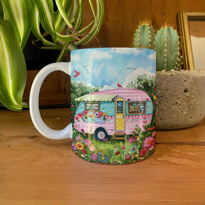 Shineful Ceramic Mug Happy Camper