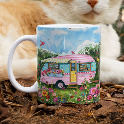 Shineful Ceramic Mug Happy Camper