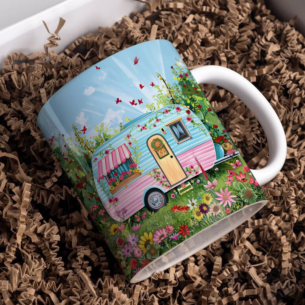 Tasse en céramique brillante Beautiful Blossom RV