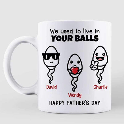 Shineful Mug Gift For Dad - Little Cute Kids Happy Father‘s Day