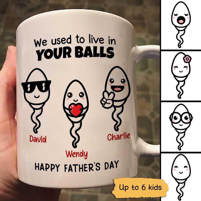 Shineful Mug Gift For Dad - Little Cute Kids Happy Father‘s Day