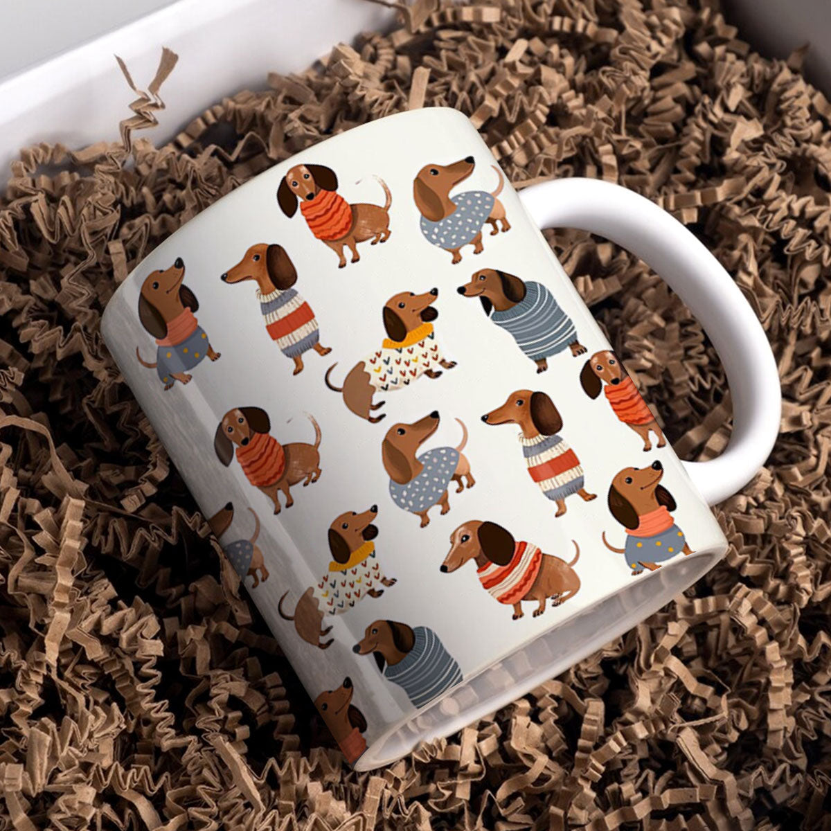 Shineful Ceramic Mug Cuteness Overload Dachshunds