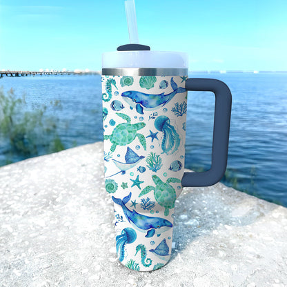 Shineful Tumbler Ocean Life