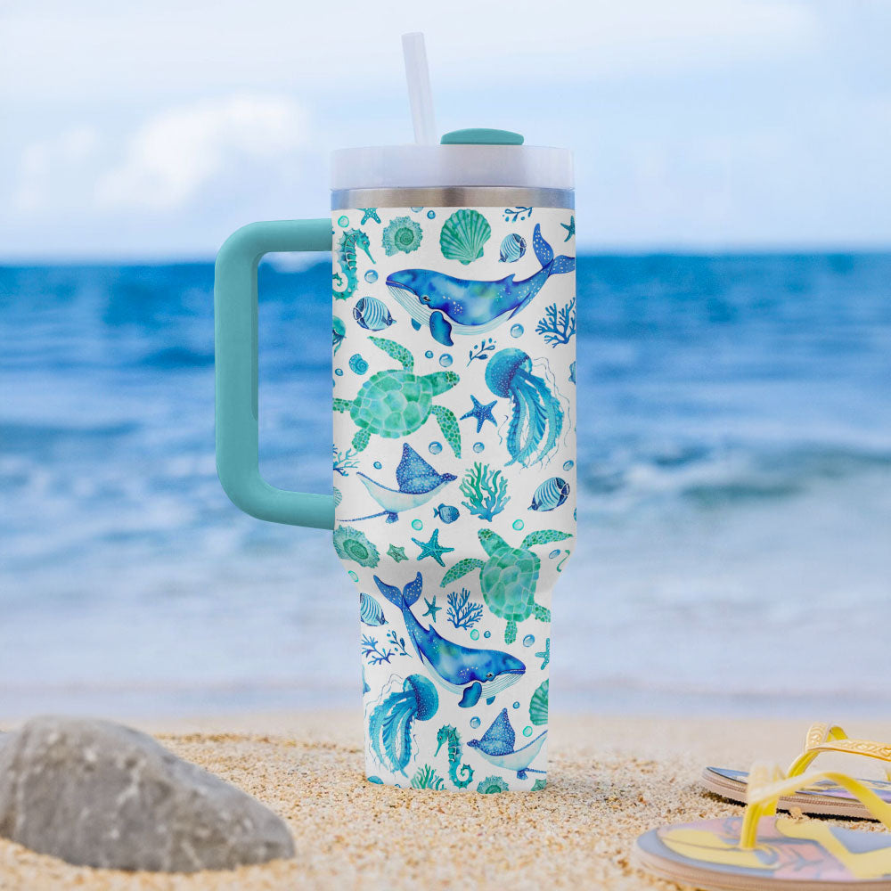 Shineful Tumbler Ocean Life