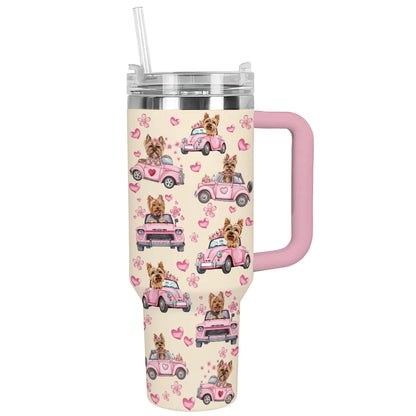 Glänzender Tumbler Yorkie Joyride