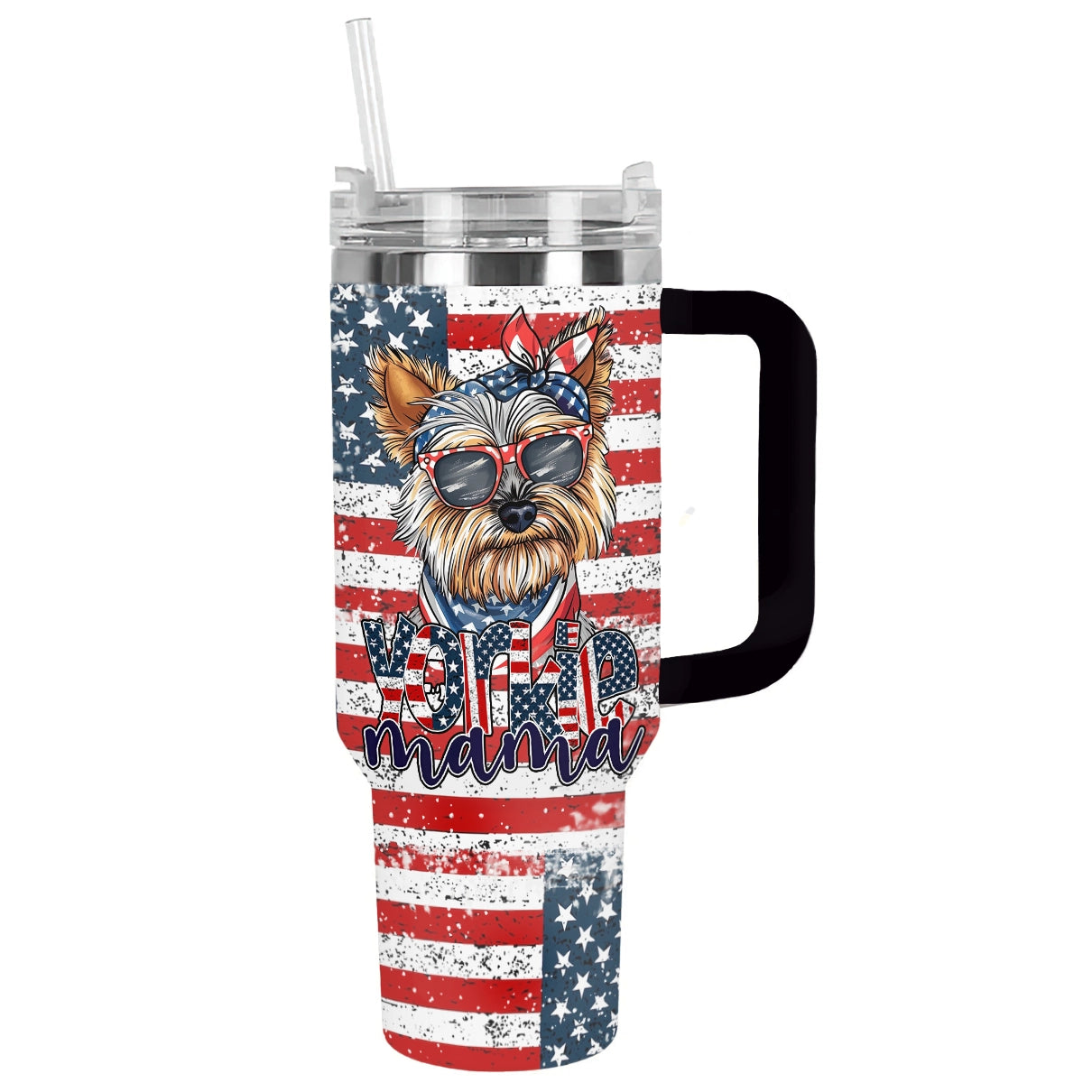 Shineful Tumbler Yorkie Mama