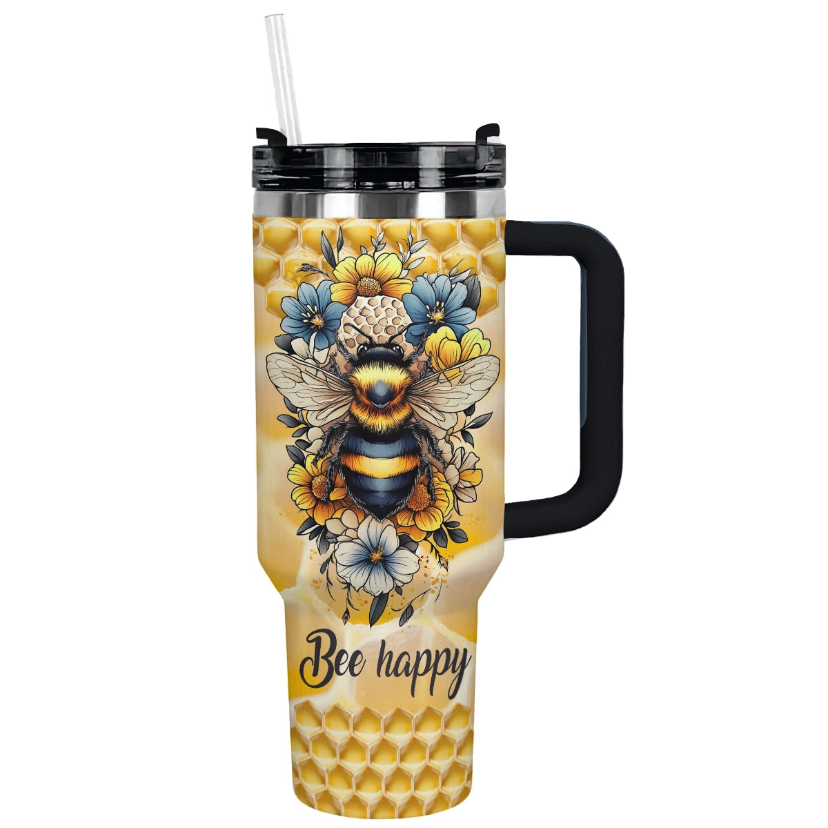 Shineful Tumbler Bee Happy