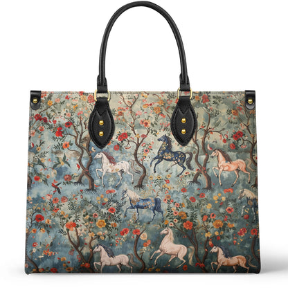 Shineful Leather Bag Mystical Steeds