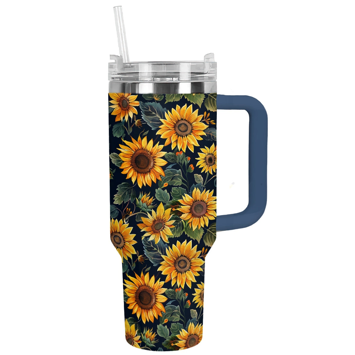 Glänzender Becher Sunflower Serenity