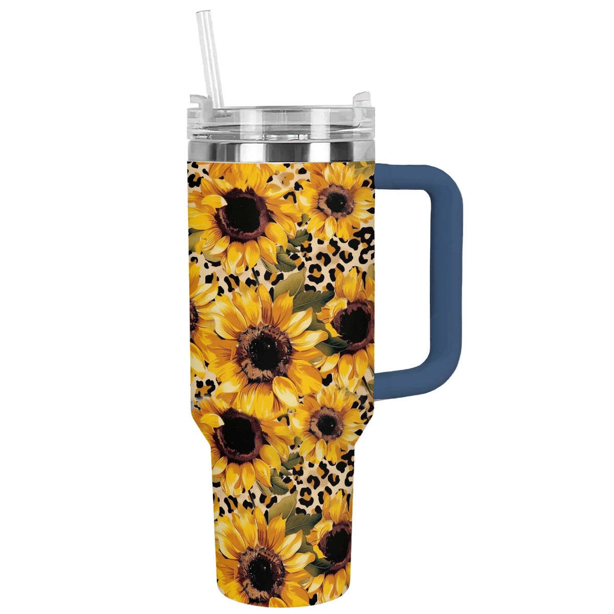 Shineful Tumbler Leopard Sunflower