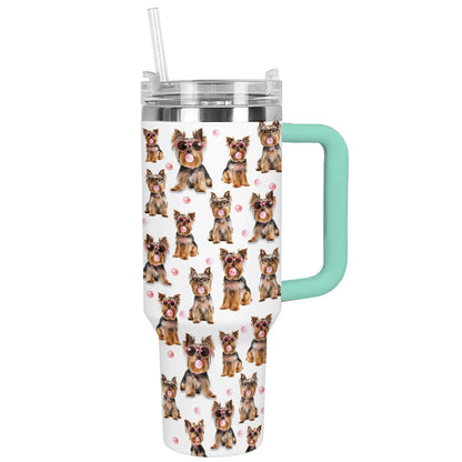 Shineful Tumbler Bubble Yorkie Charm