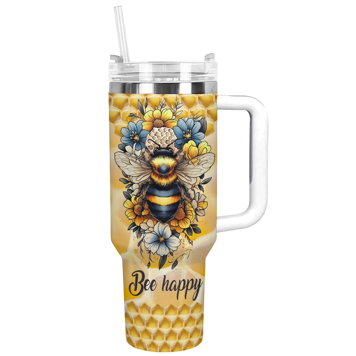 Shineful Tumbler Bee Happy