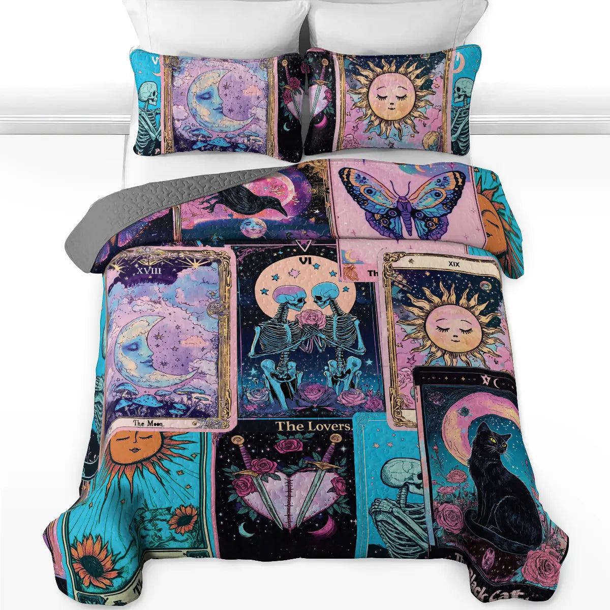 Shineful All Season Quilt 3-Piece Set - Mystical Slumber Tarot