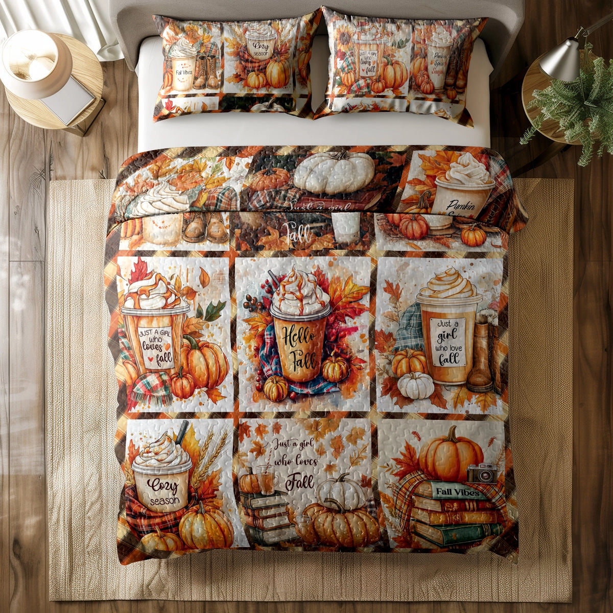 Shineful All Season Quilt 3-Piece Set - Cozy Autumn Nights