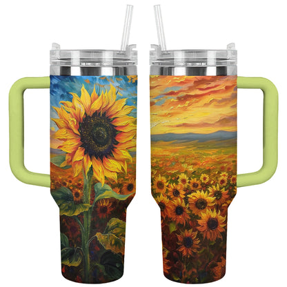 Shineful Tumbler Sunflower Sunset Dream