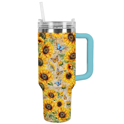 Shineful Tumbler Sunflower Timeless Petals & Notes