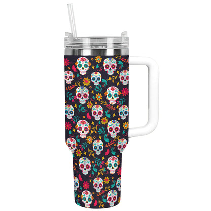 Shineful Tumbler Sugar Skull Elegance