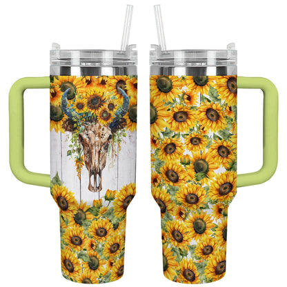 Shineful Tumbler Sunflower Rustic Delight