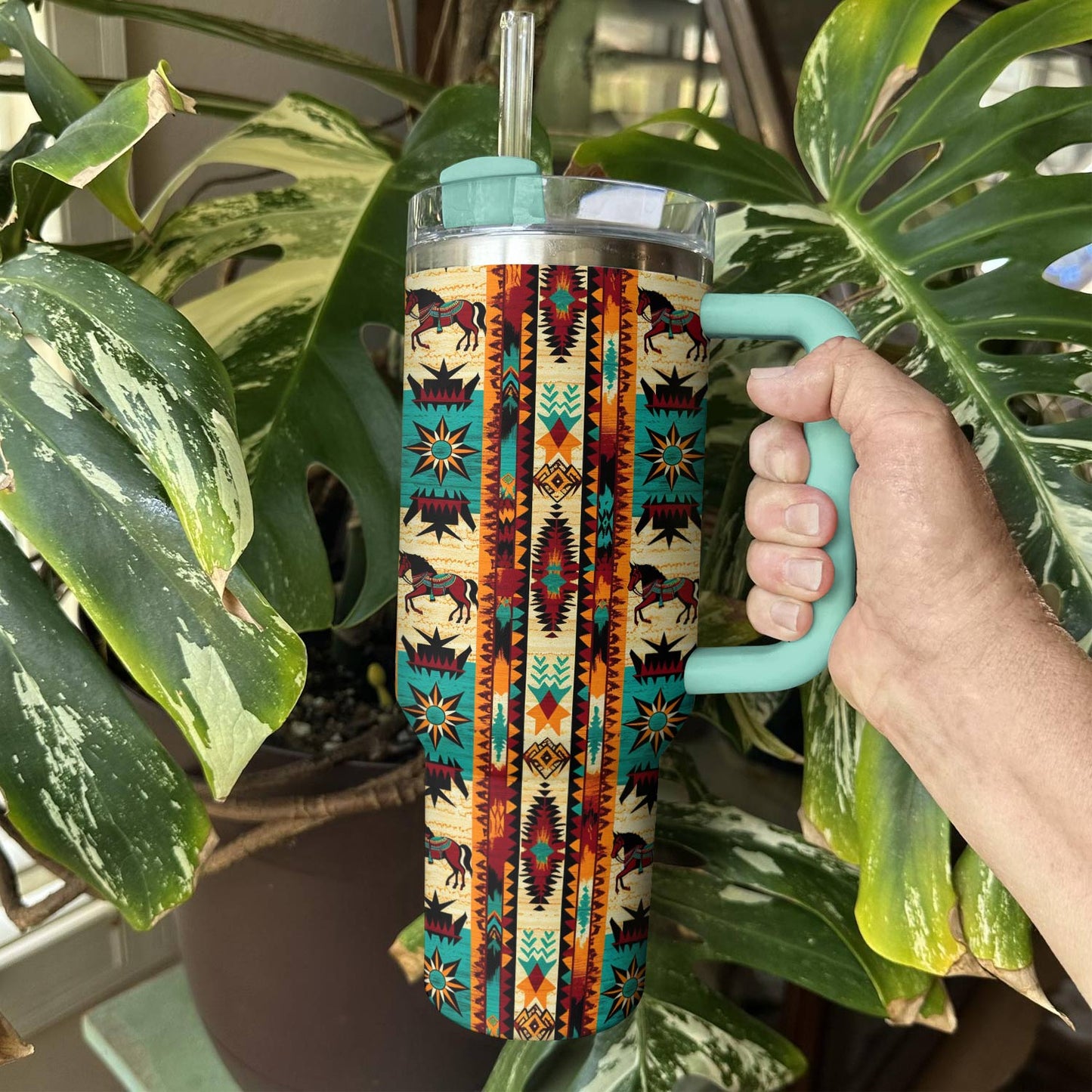 Shineful Tumbler Strength Native American