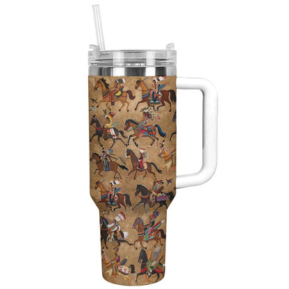 Shinyful Tumbler Das Pferd und die Kultur der amerikanischen Ureinwohner