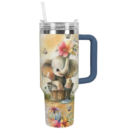 Shineful Tumbler For Elephant Lovers