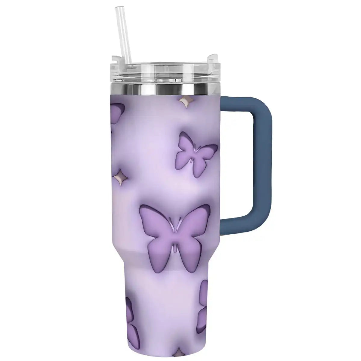 Shineful Tumbler Puffy Butterflies