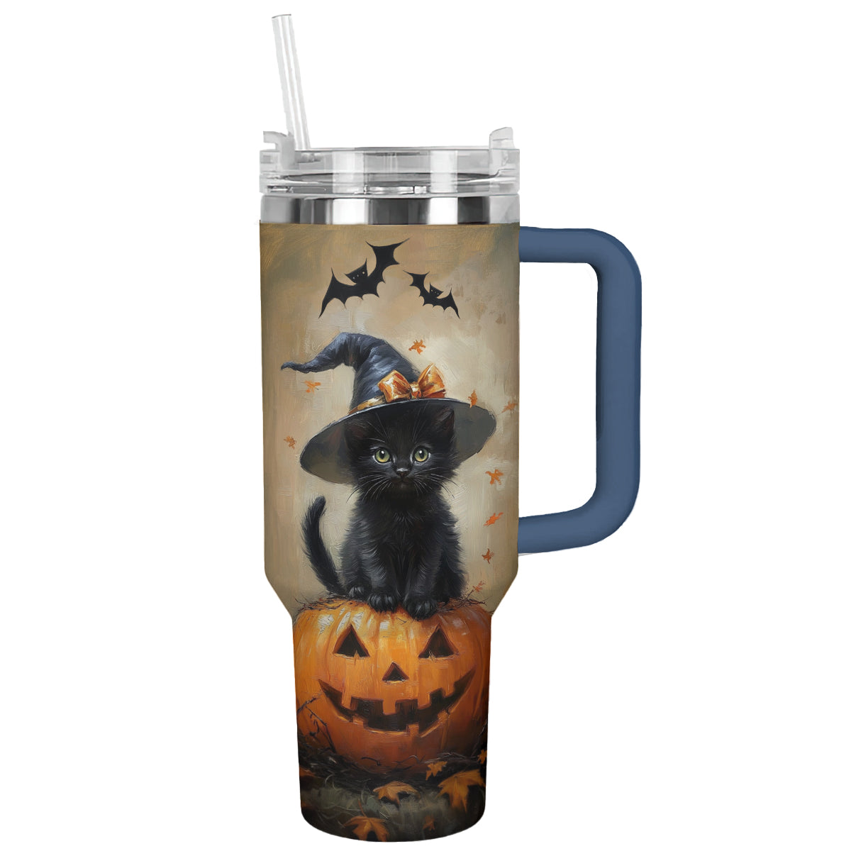 Shineful Tumbler Halloween Black Cat