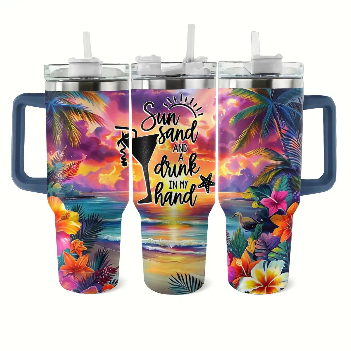 Shineful Tumbler Tropical Sunset