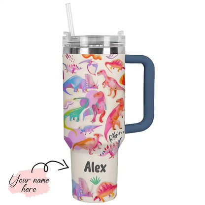 Shineful Tumbler Colorful Dinosaurs