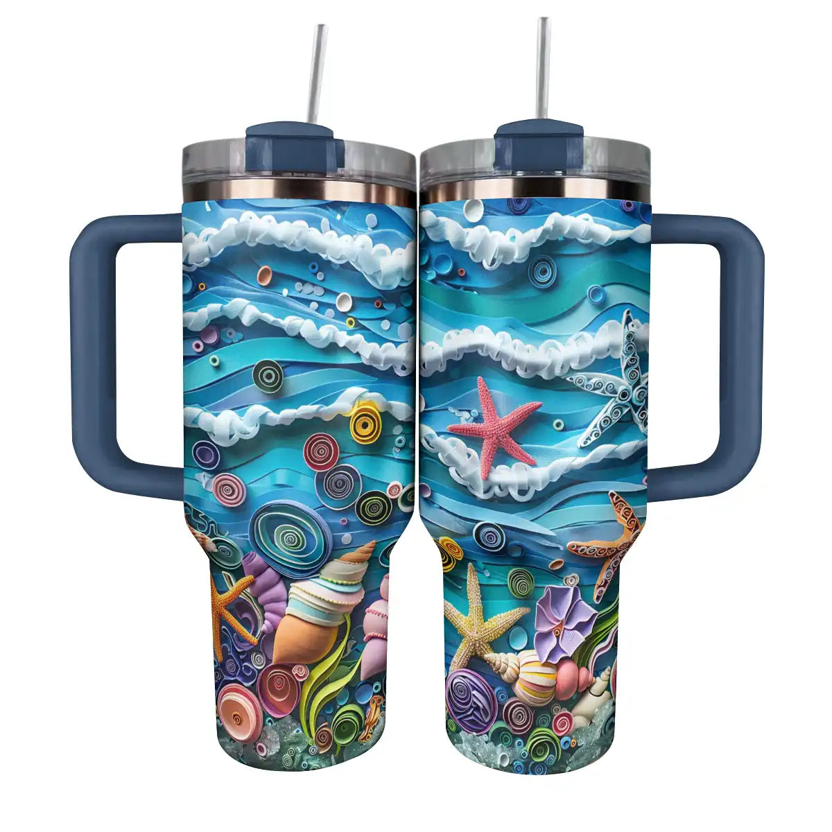 Shineful Tumbler Seaside Whimsy