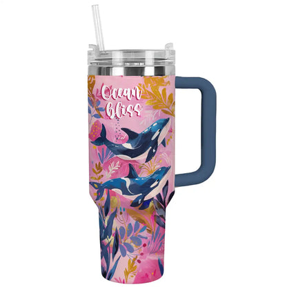 Shineful Tumbler Dolphin Ocean Bliss