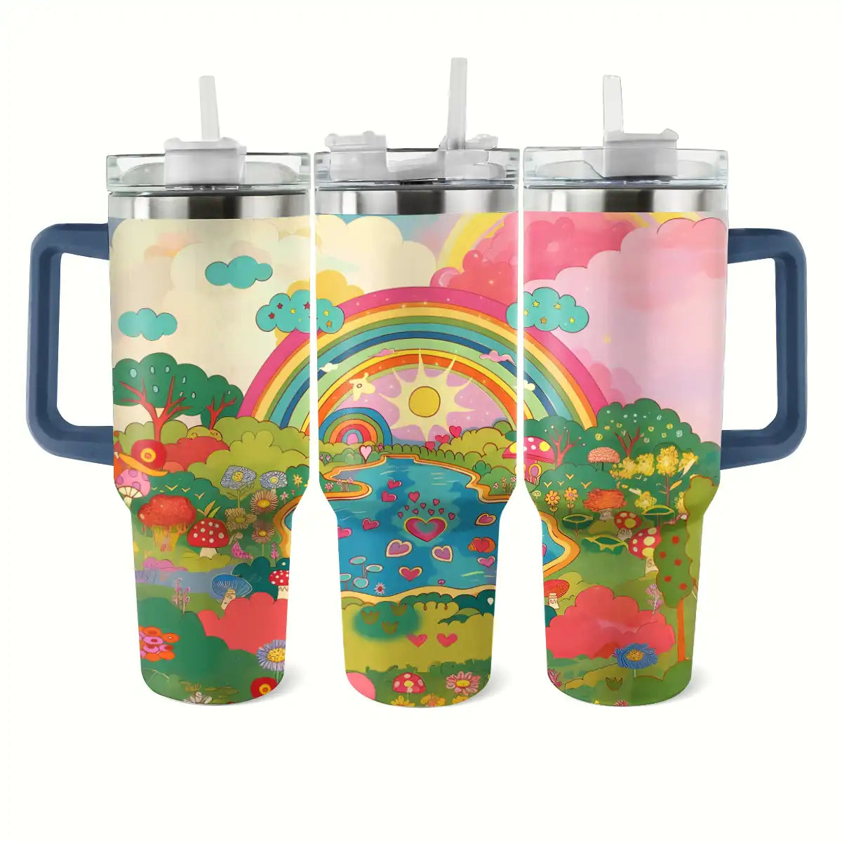 Glänzender Becher Rainbow Fantasy